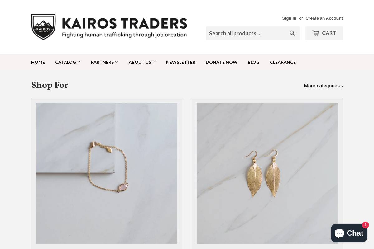 kairostraders.com homepage screenshot