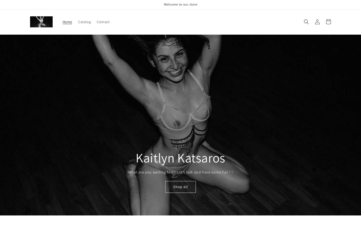 kaitlynkatsarosvip.com homepage screenshot