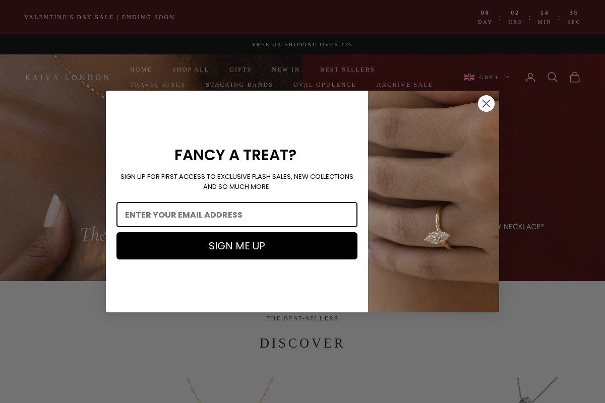 Kaivalondon homepage screenshot