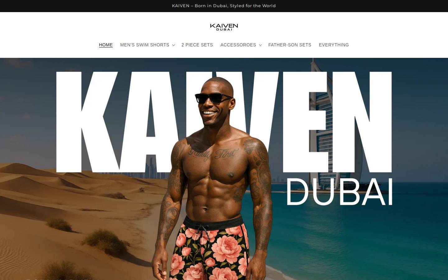 kaivendubai.com homepage screenshot