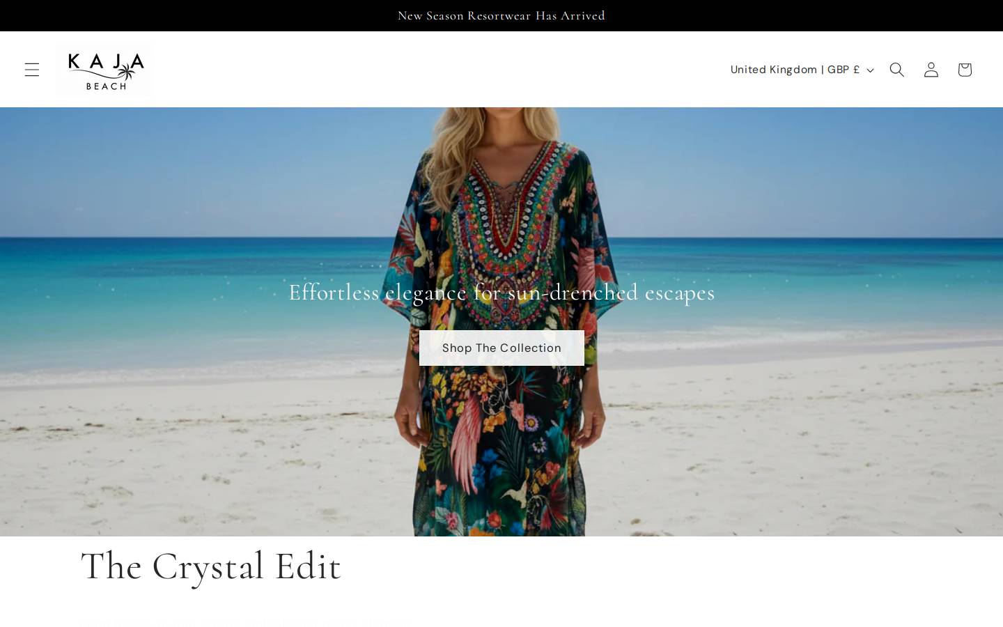 kajabeach.com homepage screenshot