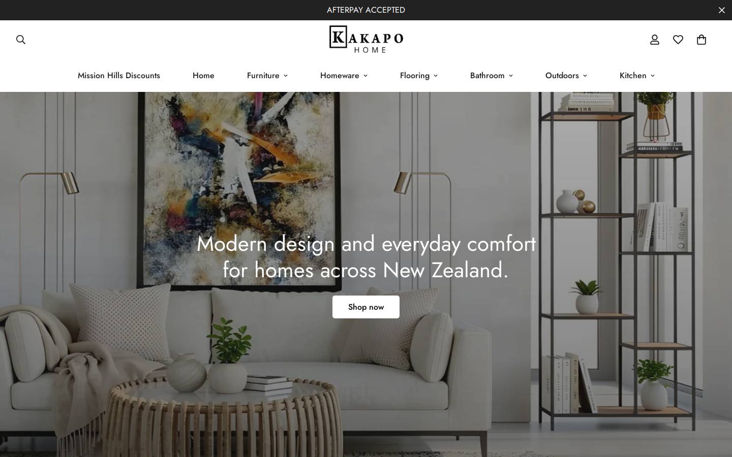 kakapohome.com homepage screenshot