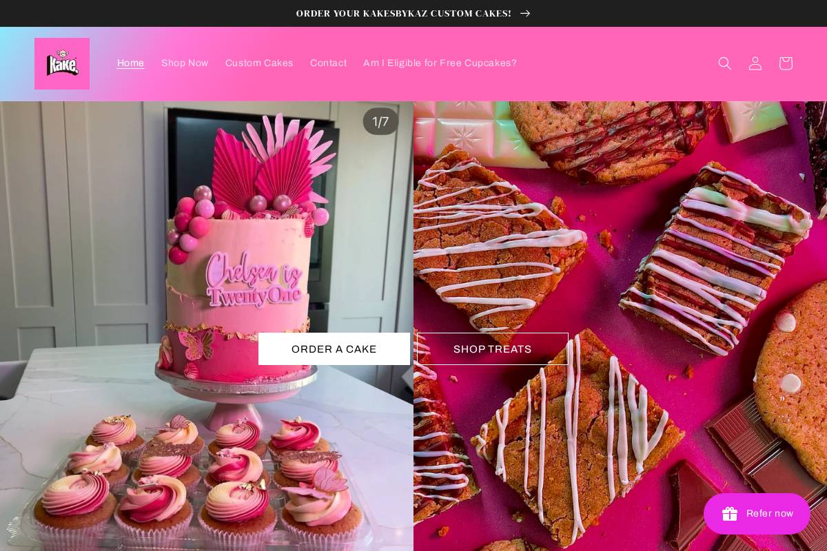 Kakesbykaz homepage screenshot