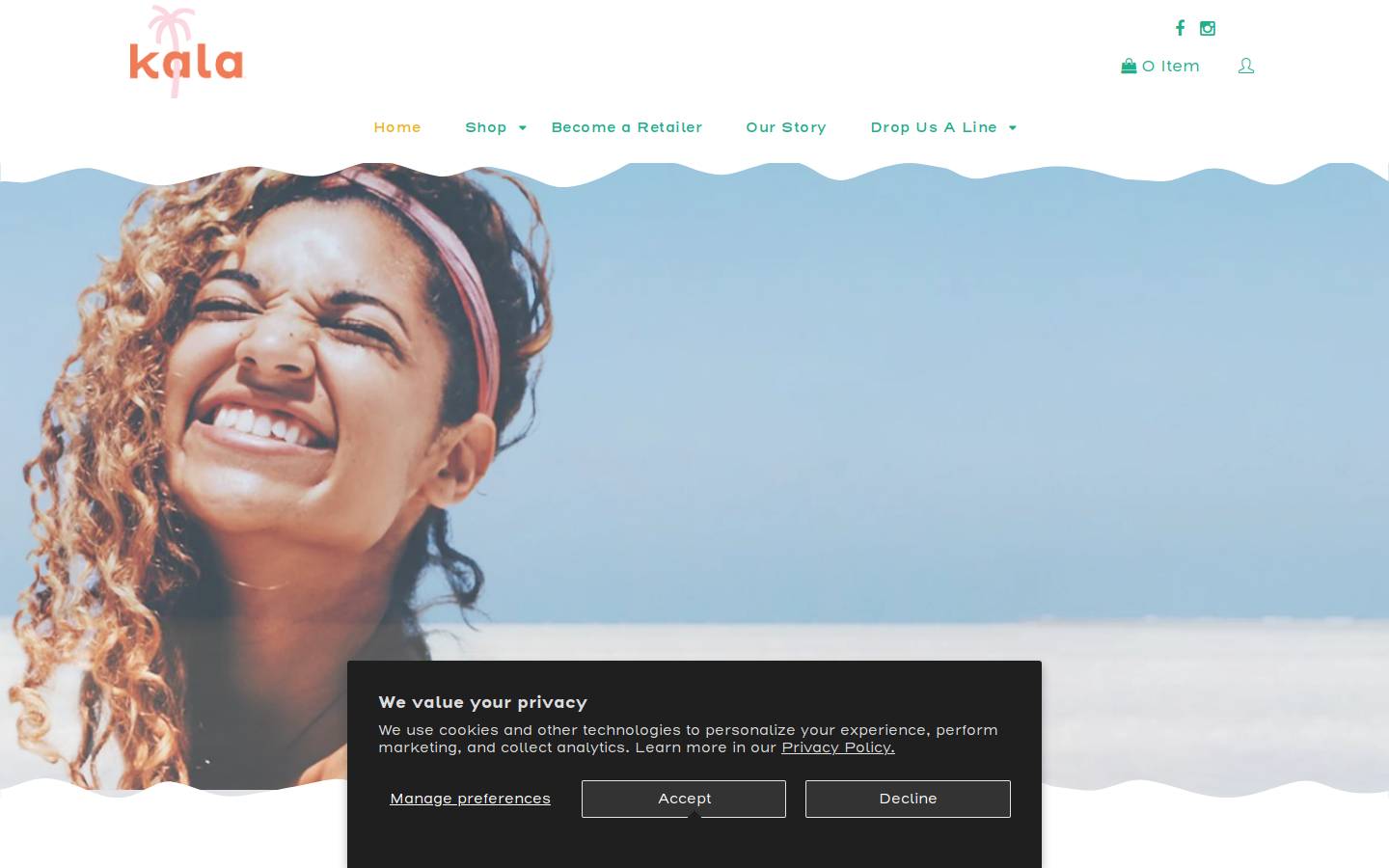 kaladeo.com homepage screenshot
