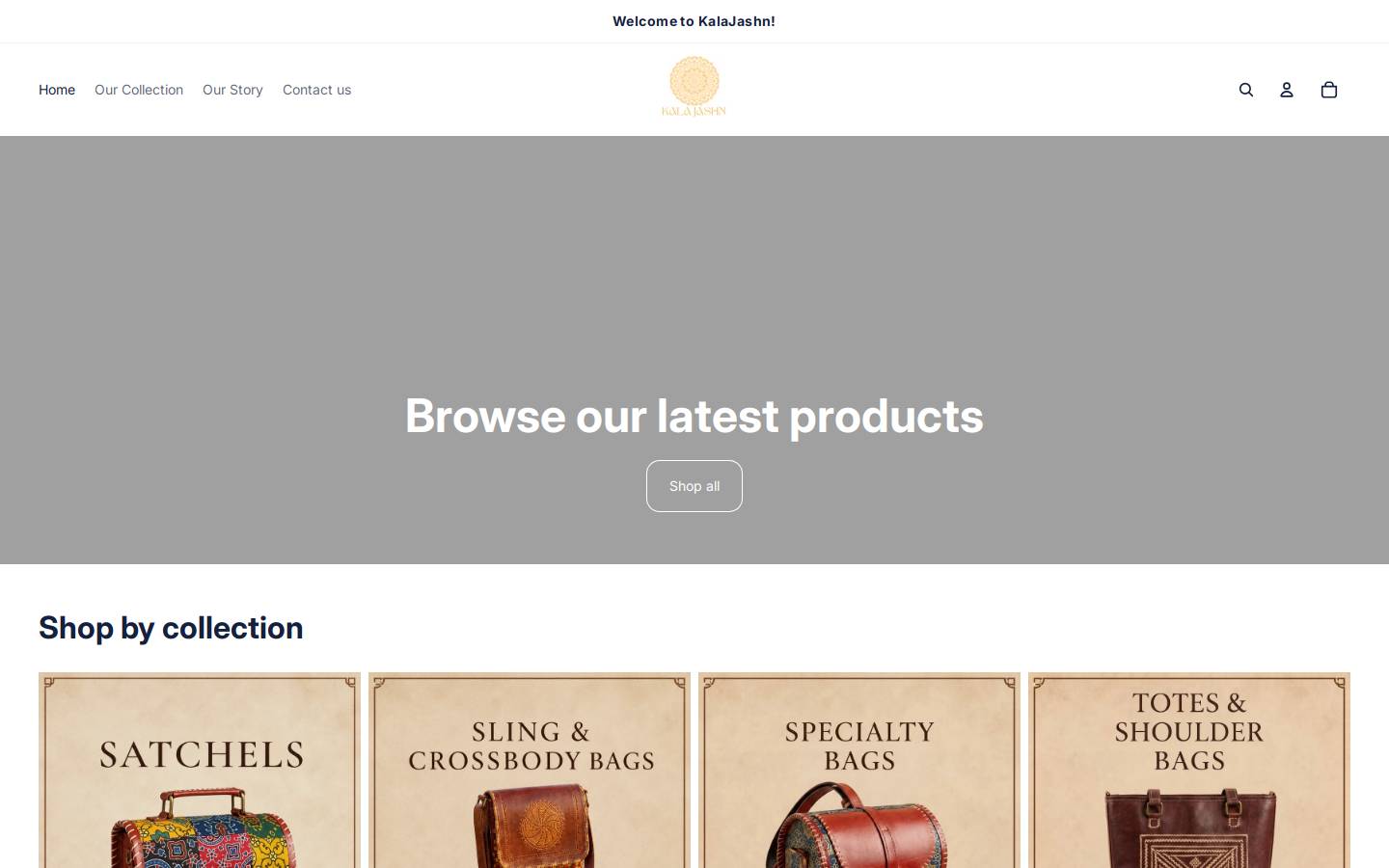 kalajashn.com homepage screenshot