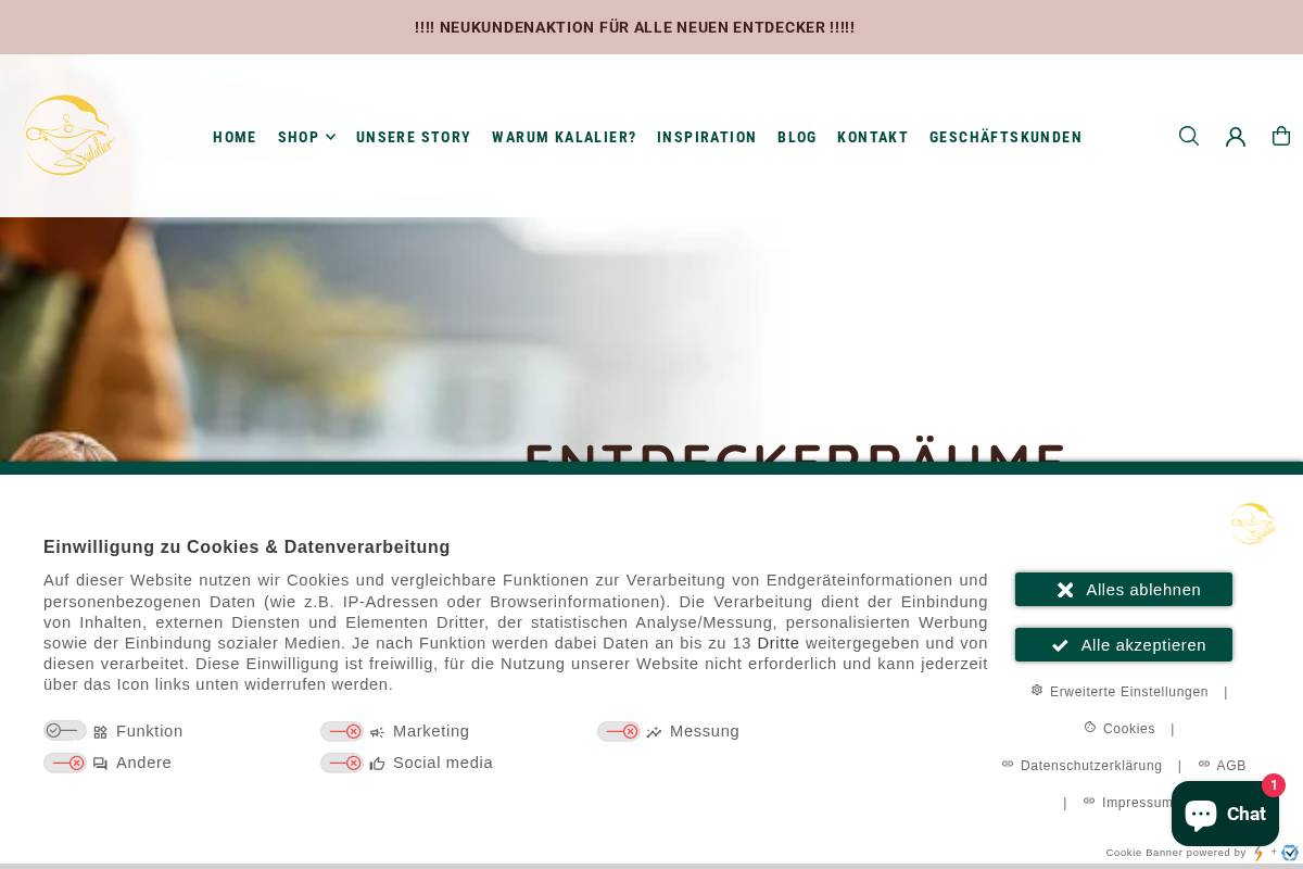 kalalier.de homepage screenshot
