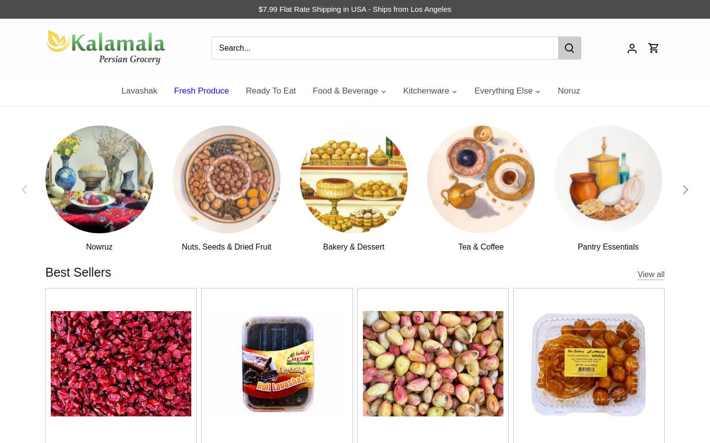Kalamala.com homepage screenshot