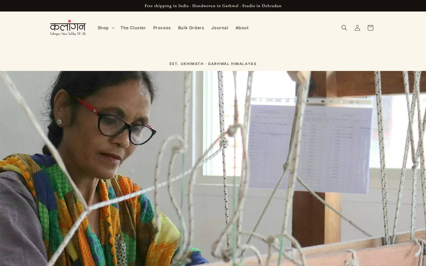 kalangan.co.in homepage screenshot
