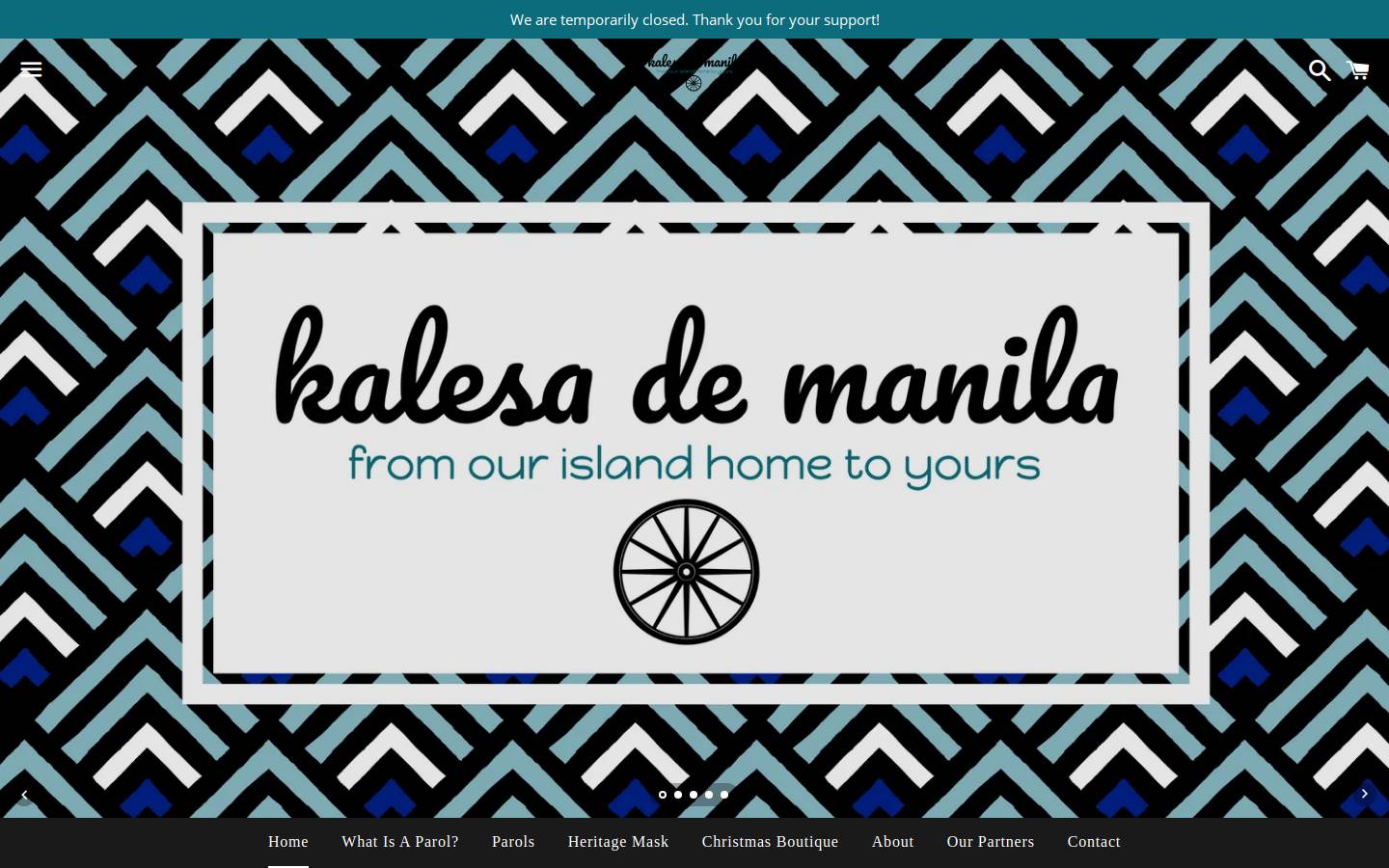 kalesademanila.com homepage screenshot