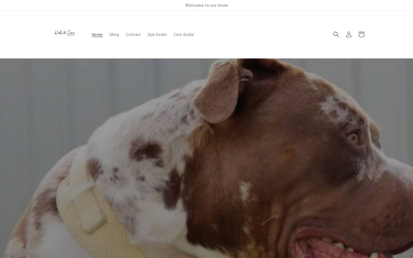 kalicocopetapparel.com homepage screenshot
