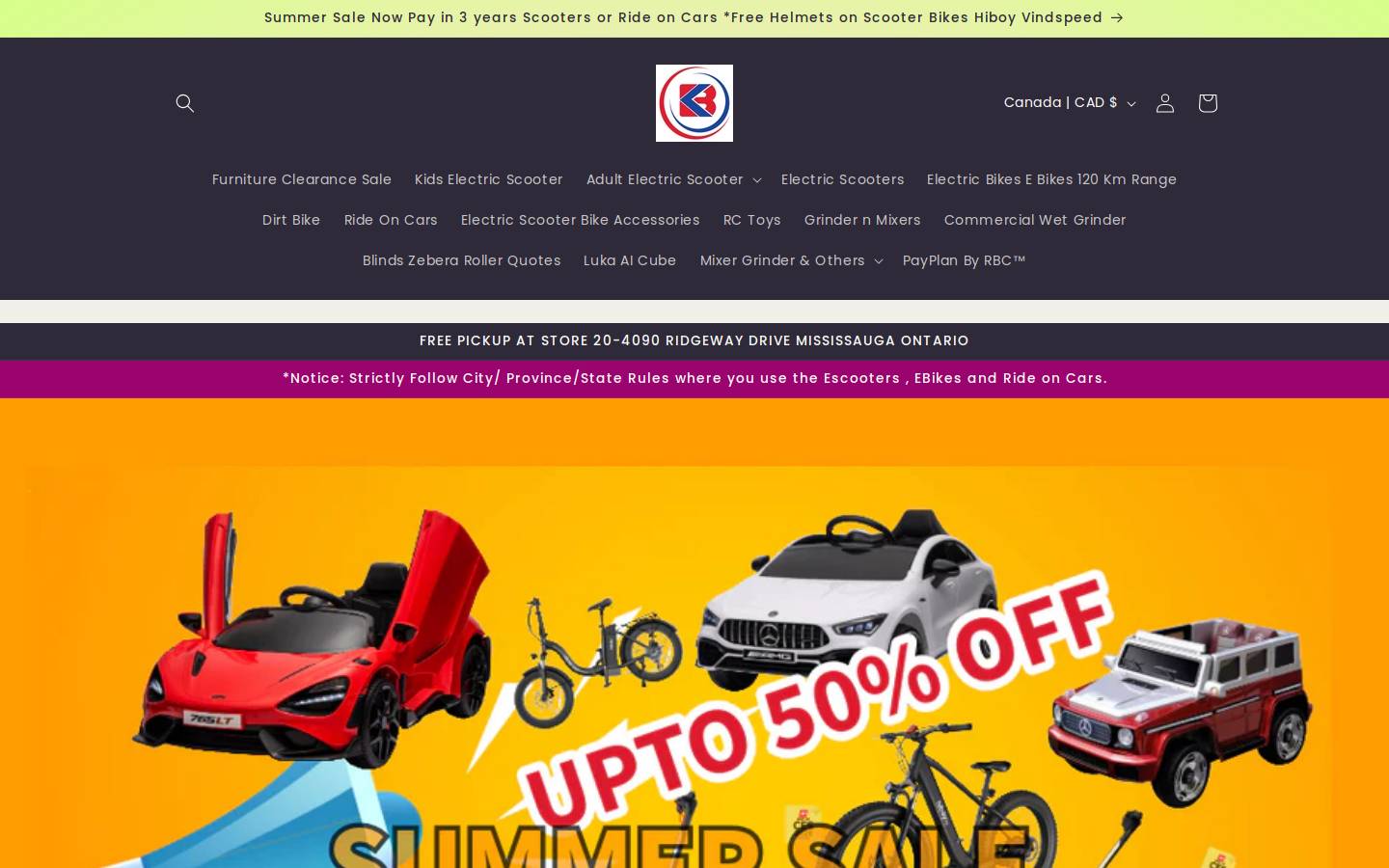 kaligabazaar.com homepage screenshot