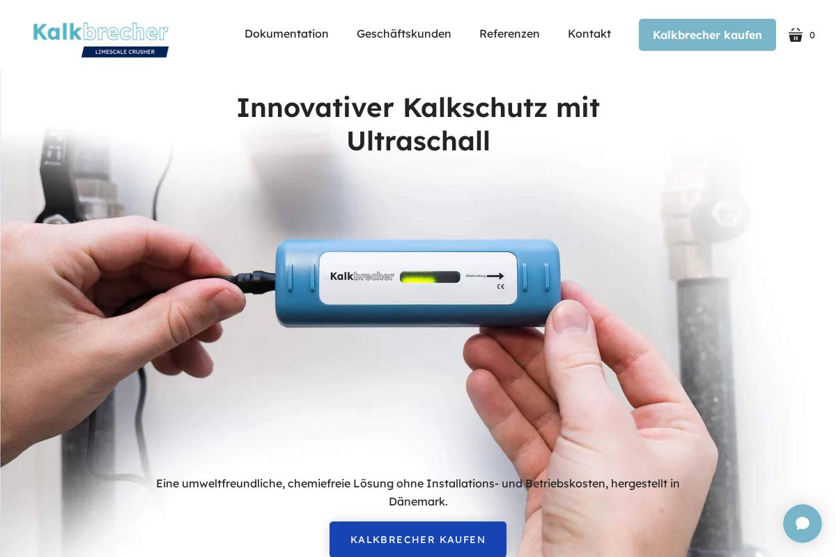 Kalkbrecher homepage screenshot