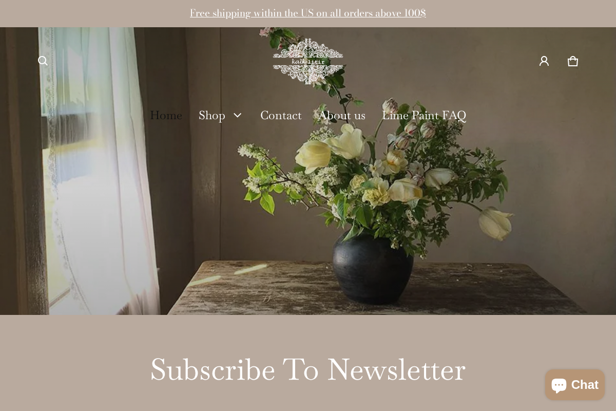 Kalklitir homepage screenshot