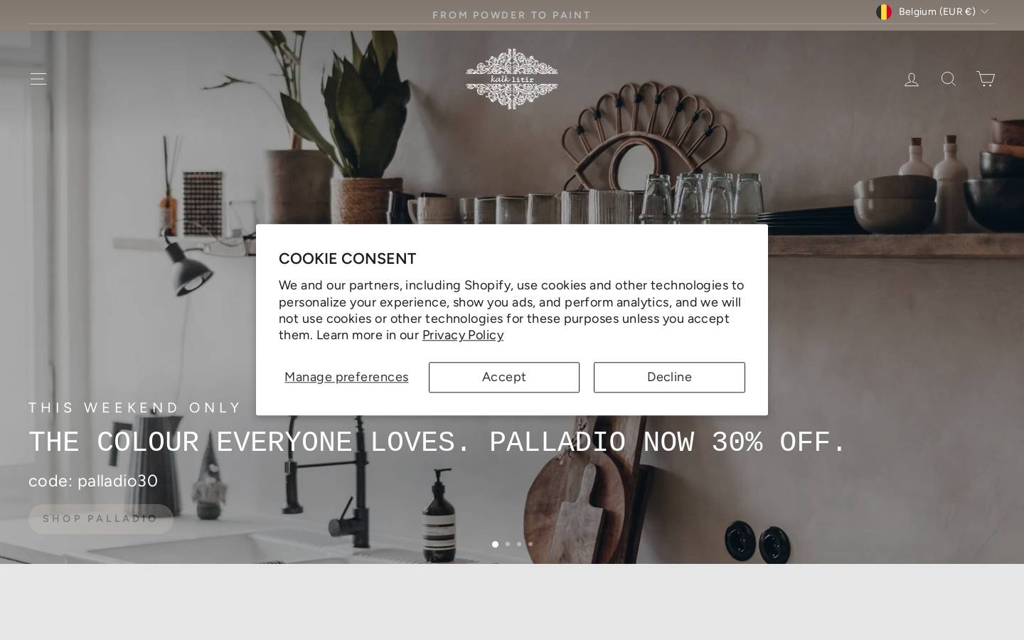 Kalklitir homepage screenshot