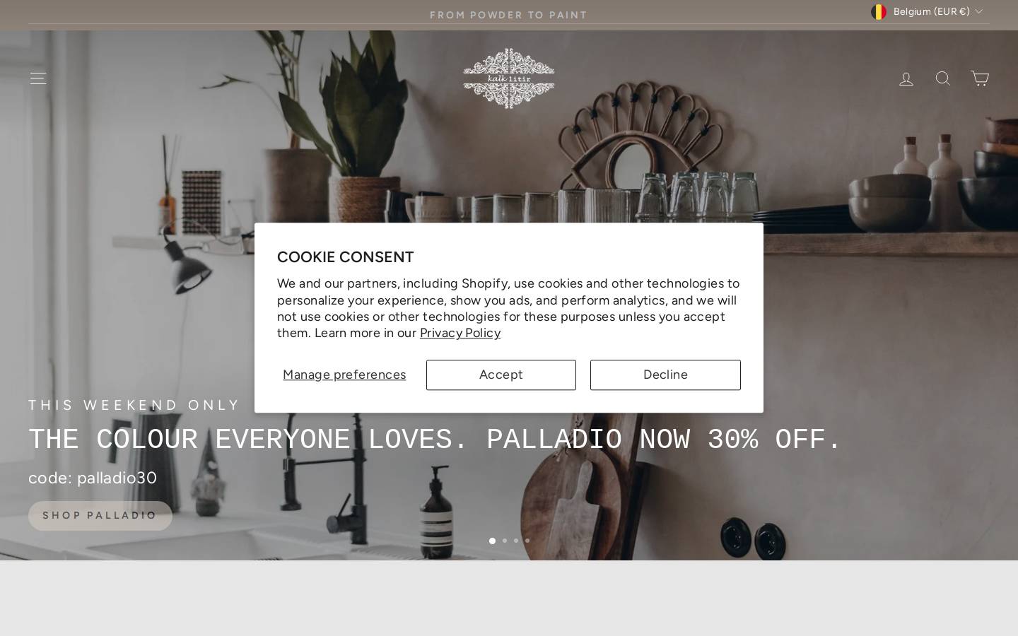 Kalklitir homepage screenshot