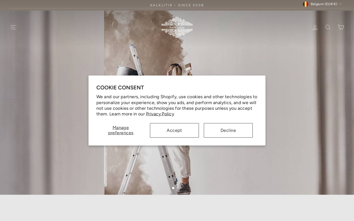 Kalklitir homepage screenshot