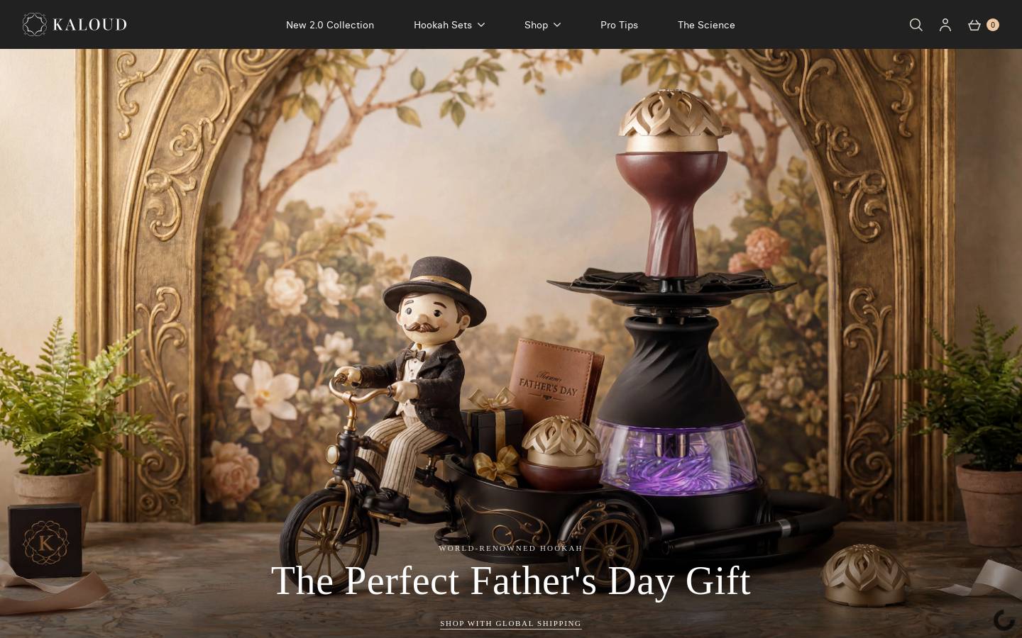 Kaloud homepage screenshot