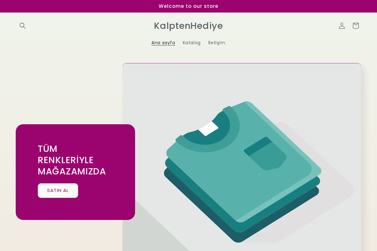 KalptenHediye homepage screenshot