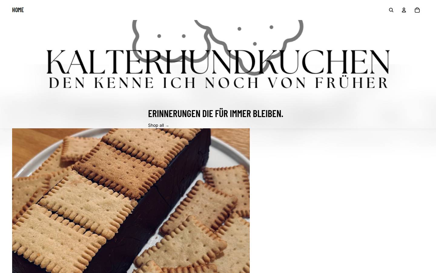 kalterhundkuchen.com homepage screenshot