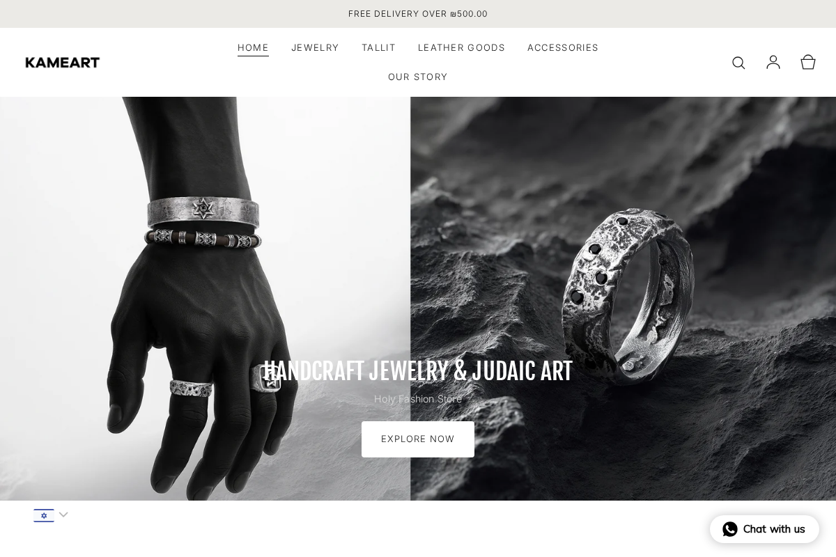 Kameart homepage screenshot