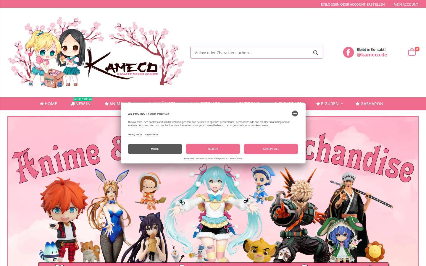 kameco.de homepage screenshot