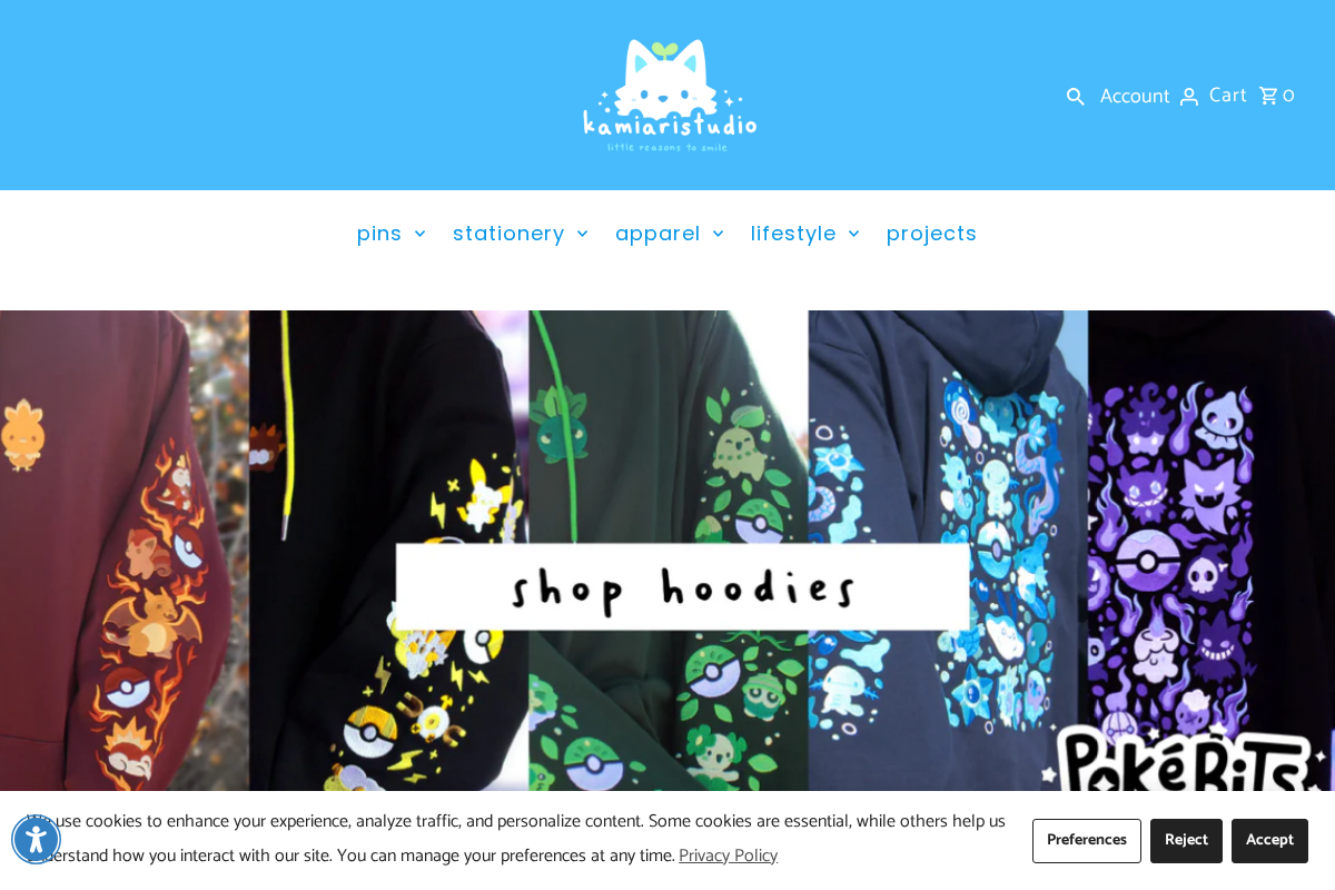 kamiaristudio homepage screenshot