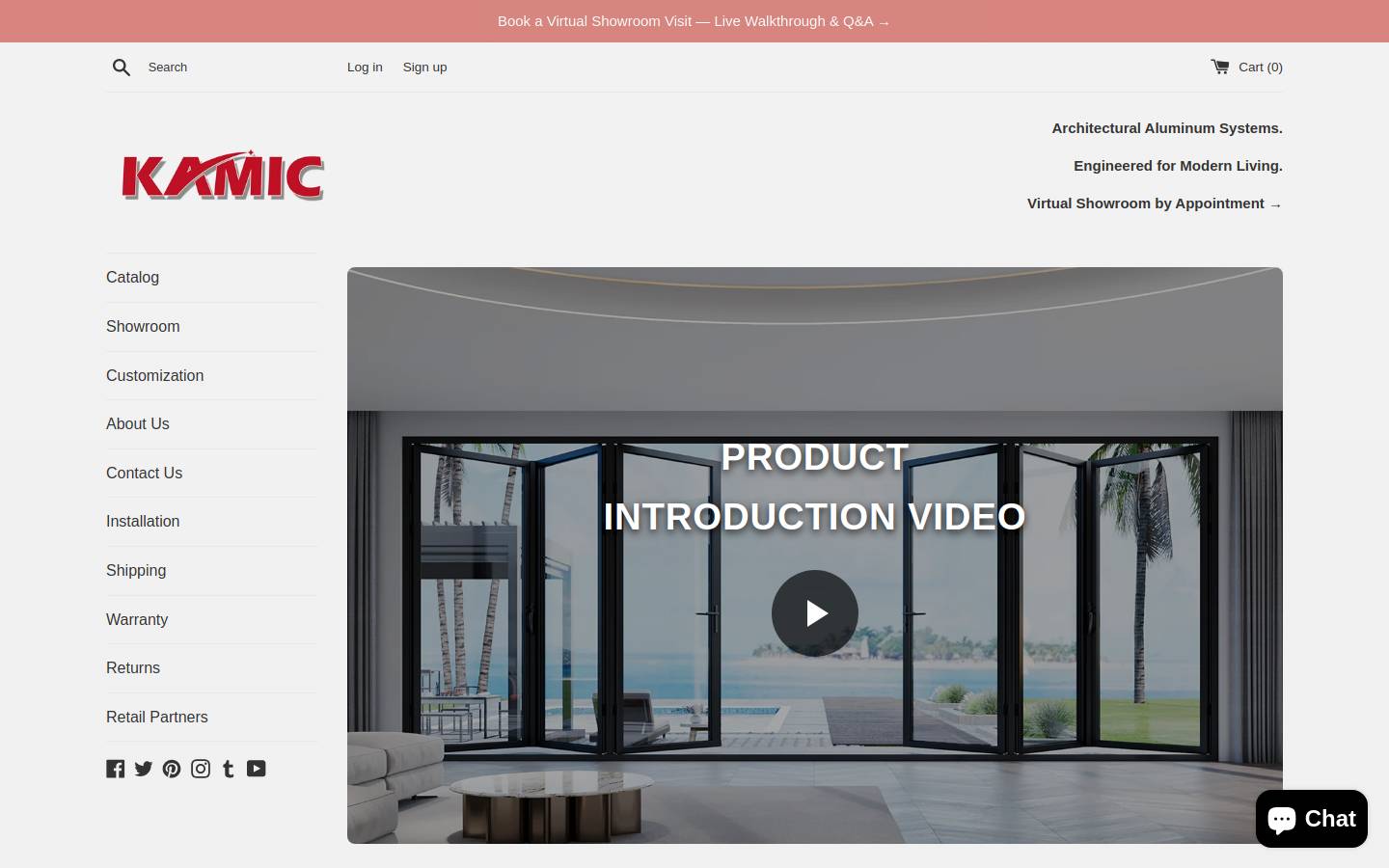kamichome.com homepage screenshot