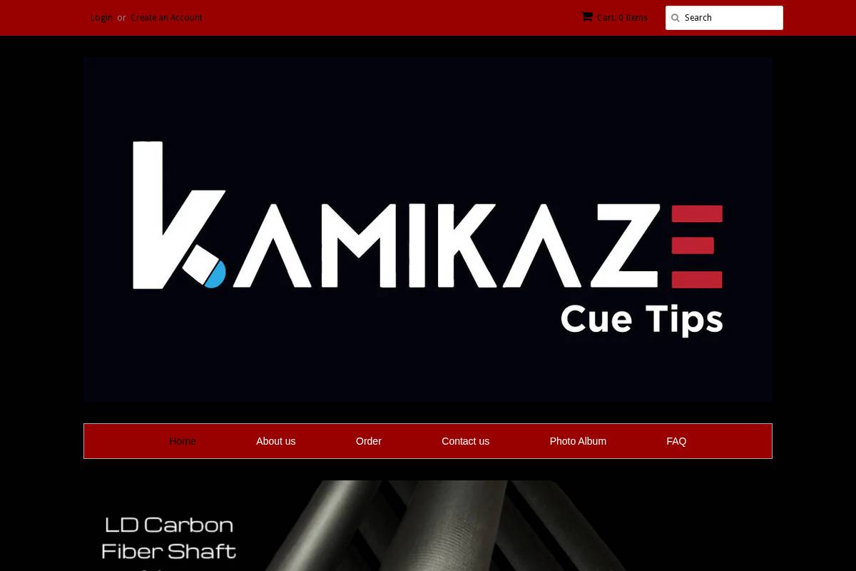 kamikazecuetips.com homepage screenshot