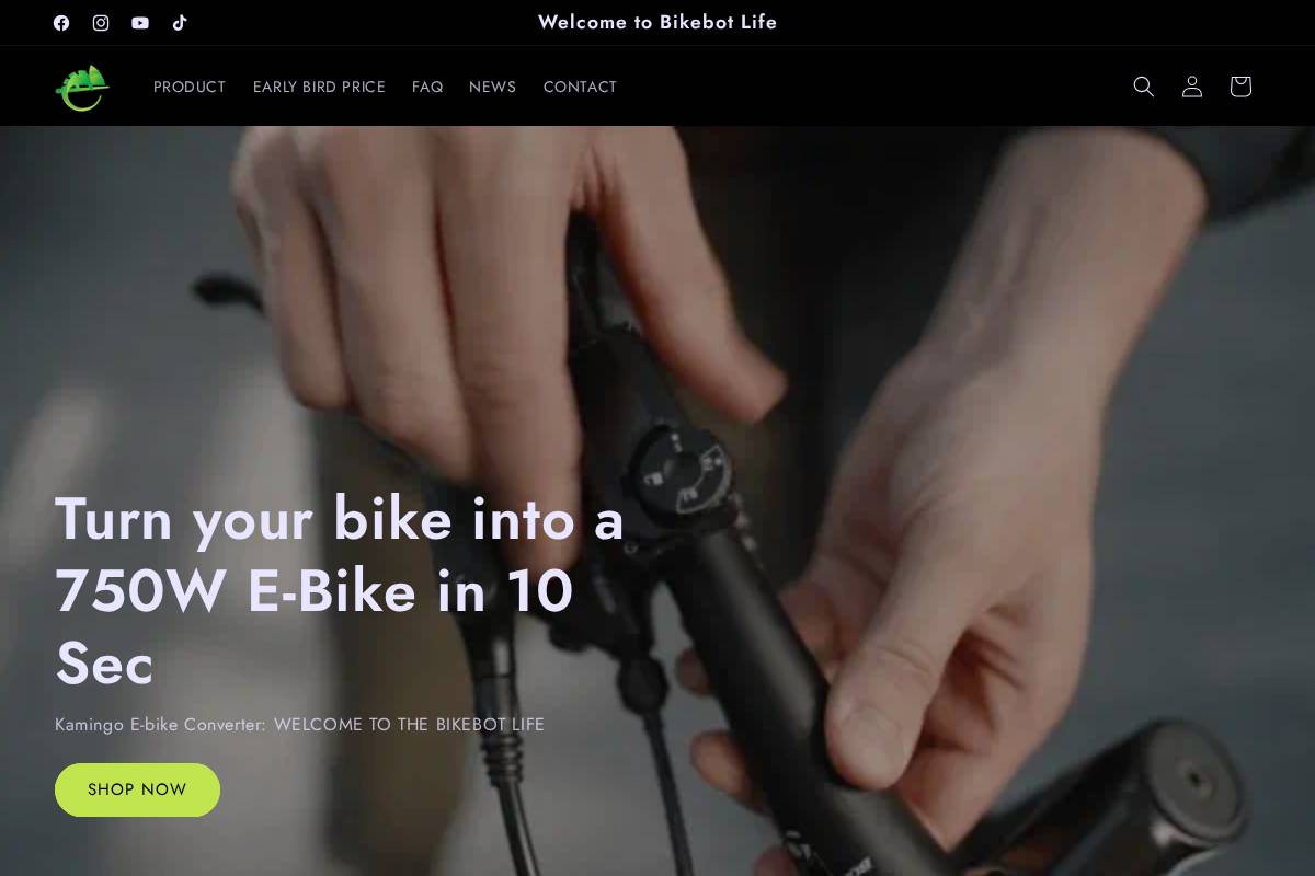 kamingo.co homepage screenshot