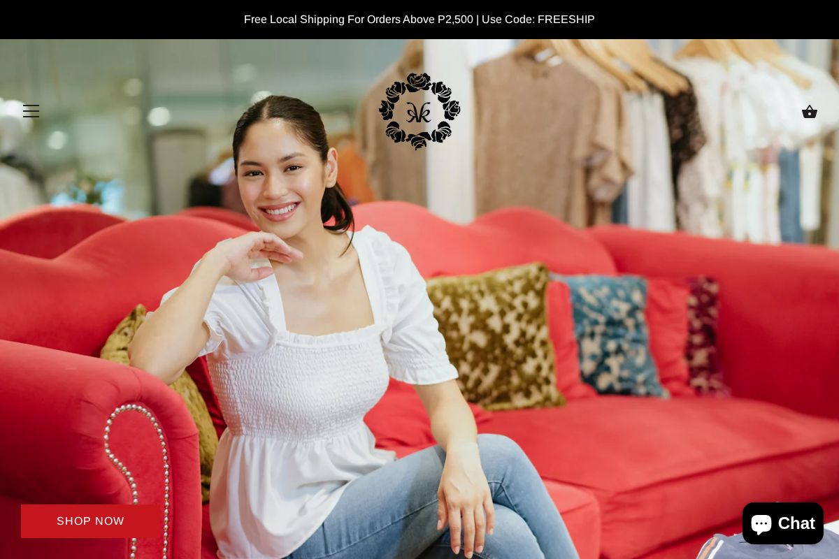 Kamiseta homepage screenshot