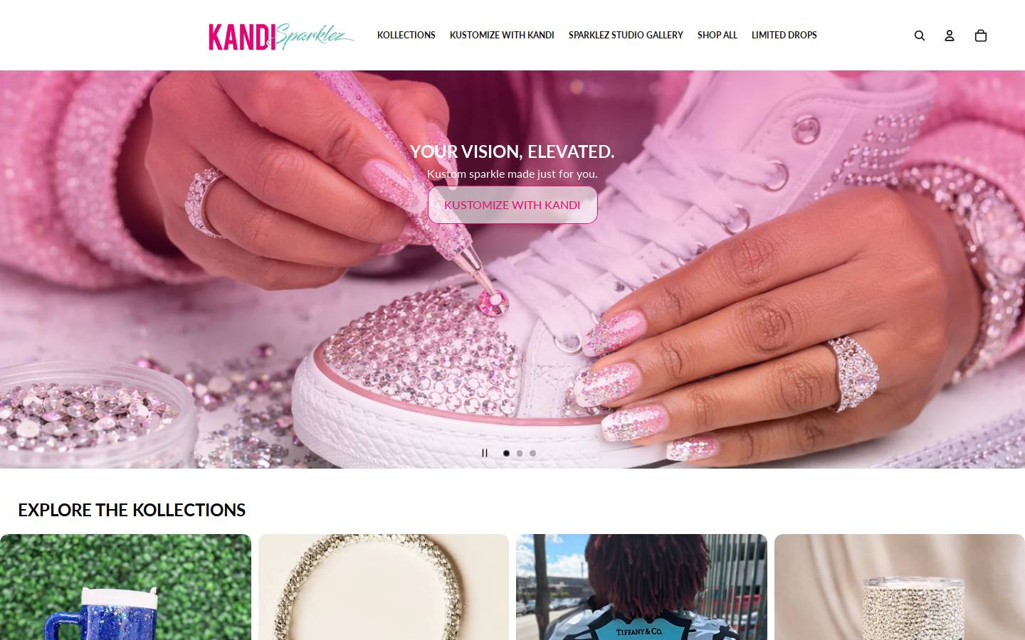 kandisparklez.com homepage screenshot