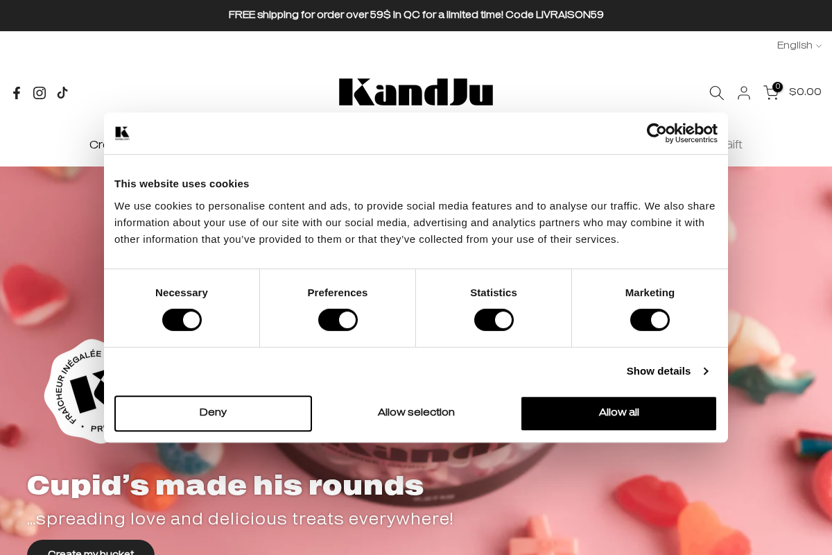 KandJu homepage screenshot