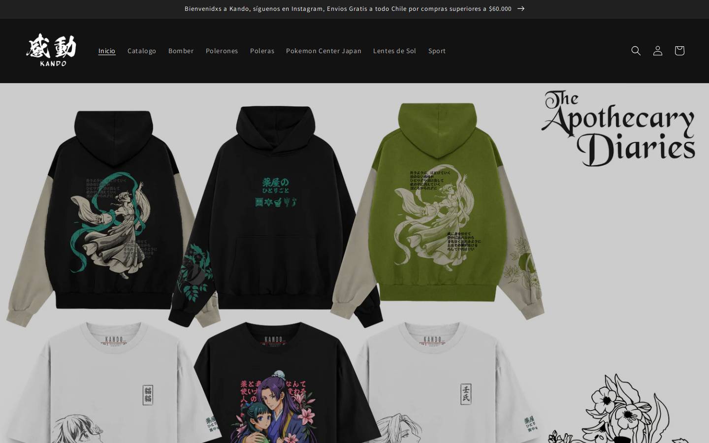 Kandochile homepage screenshot