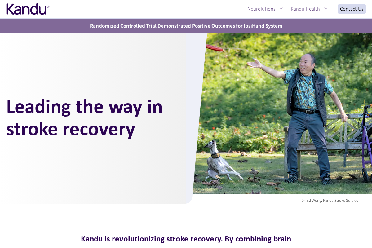 kandu.com homepage screenshot