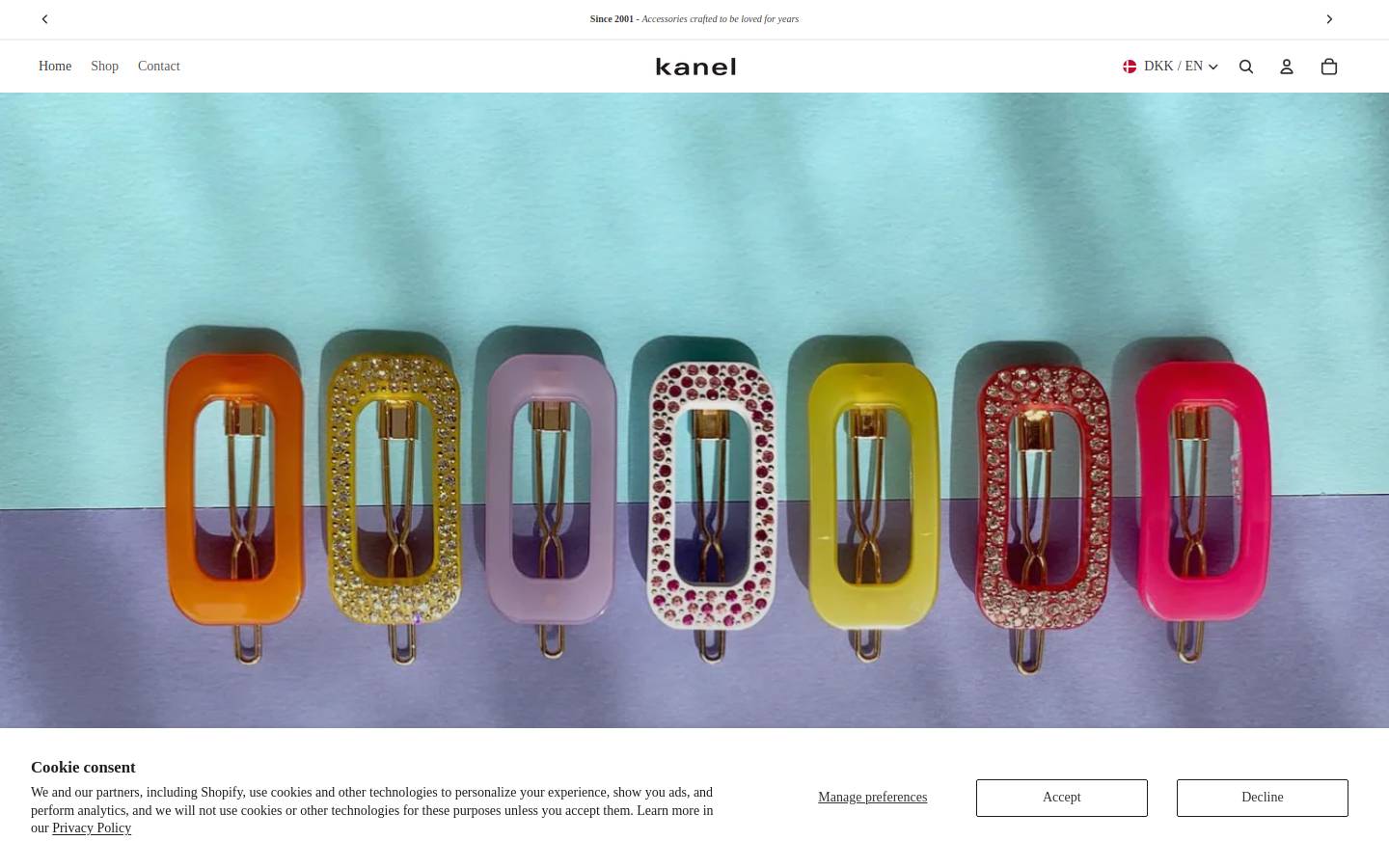 kanel-denmark.com homepage screenshot