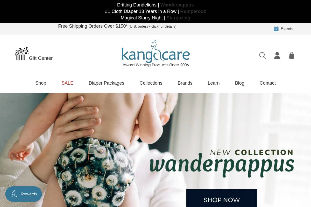 Kanga Care homepage screenshot