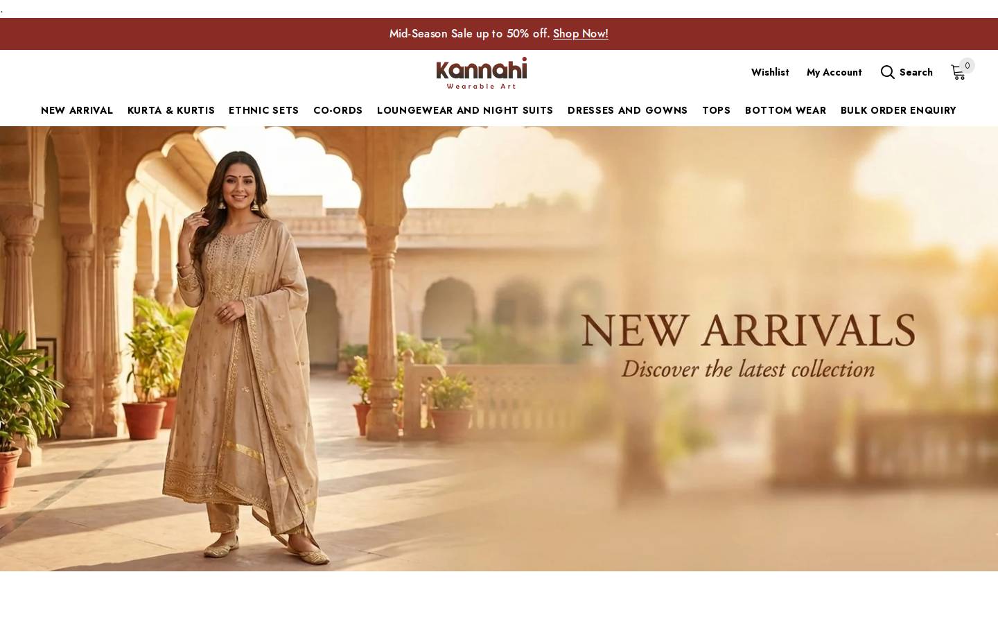 kannahi.com homepage screenshot