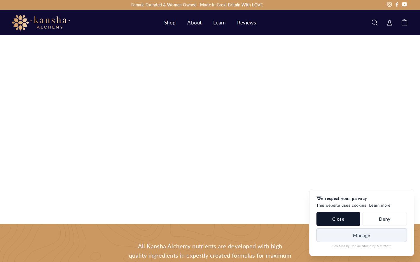 Kanshaalchemy homepage screenshot