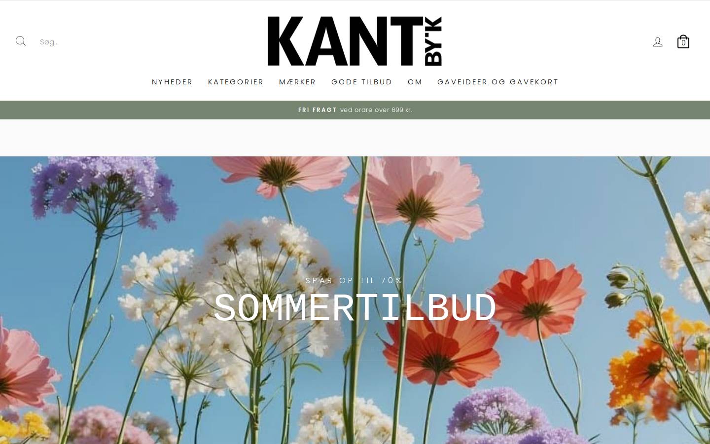 Kantbyk homepage screenshot
