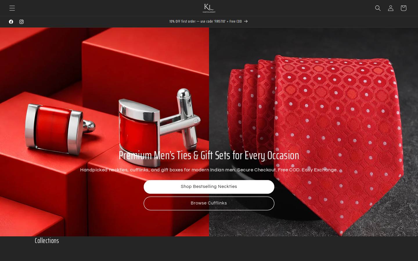 kanthlangot.in homepage screenshot