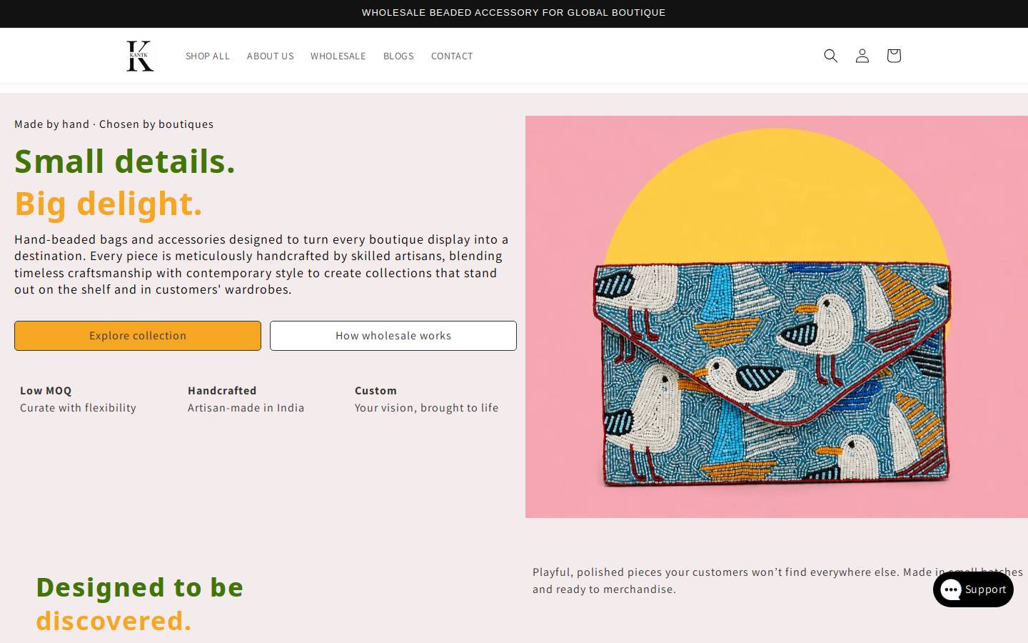 kantk.com homepage screenshot