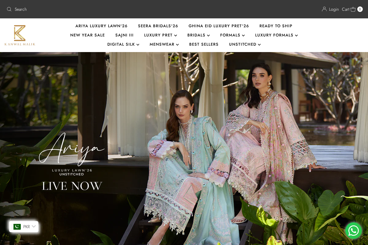 Kanwal Malik homepage screenshot