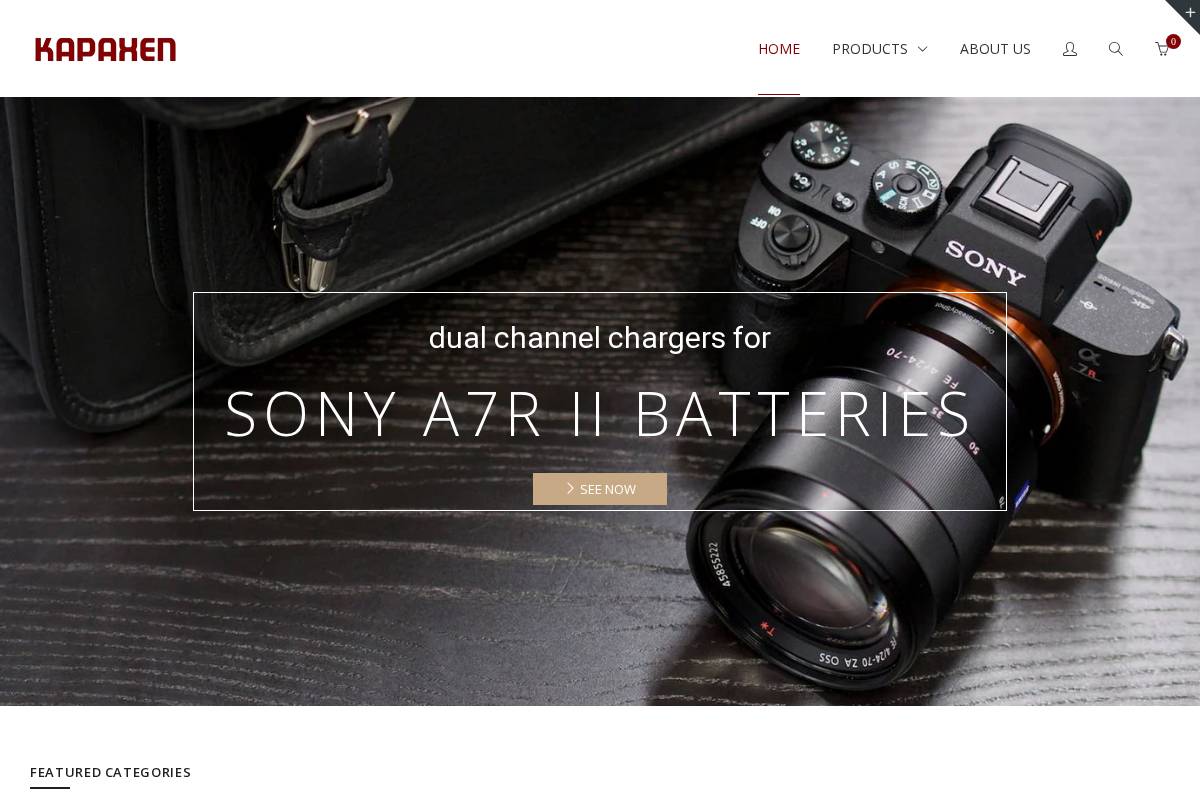 kapaxen.com homepage screenshot