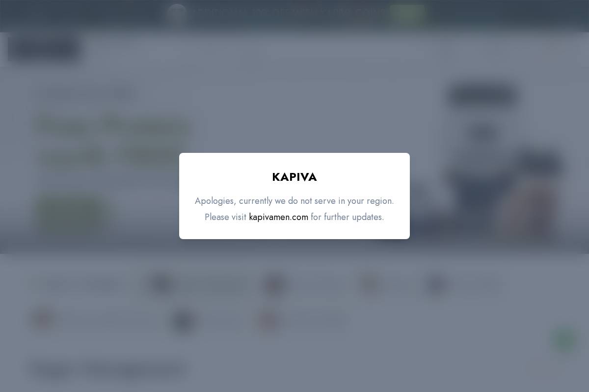 kapiva.in homepage screenshot
