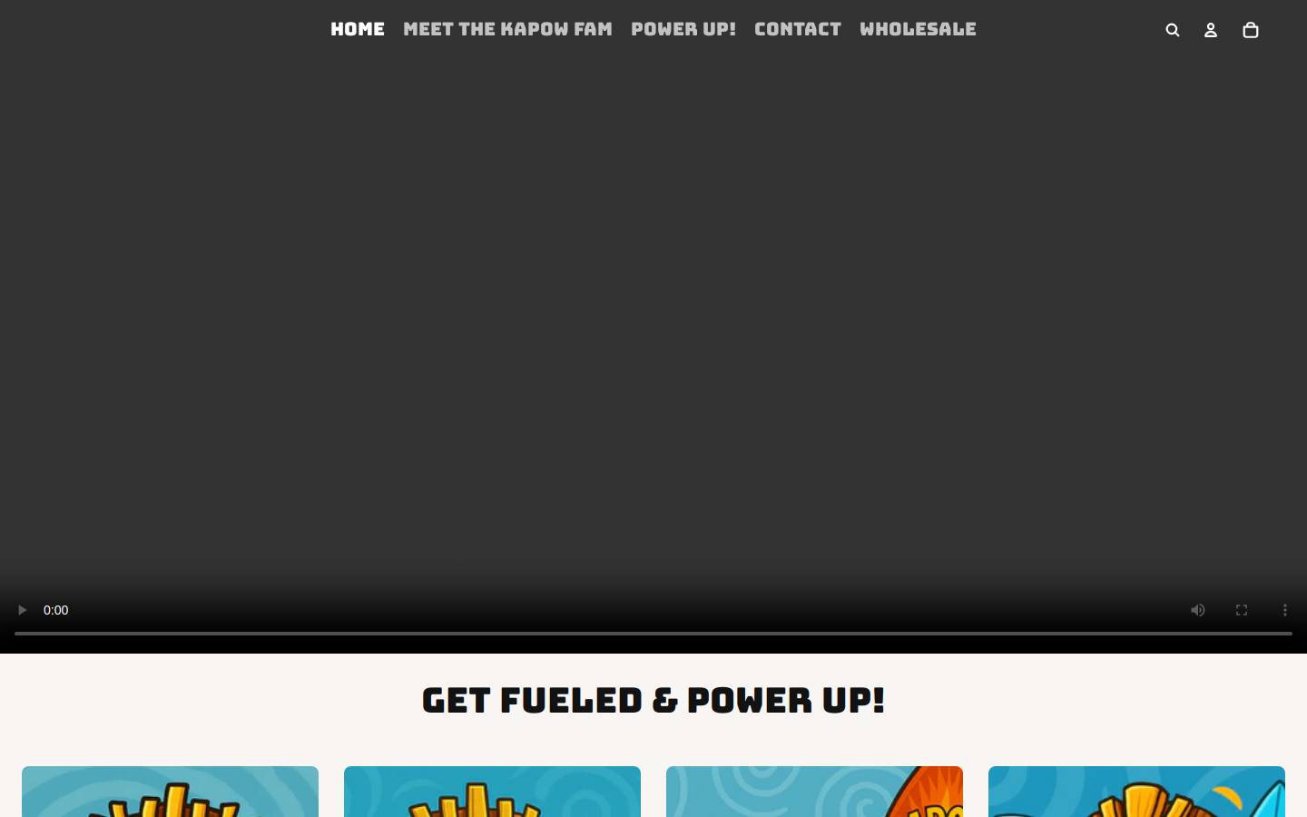 kapowfuelco.com homepage screenshot