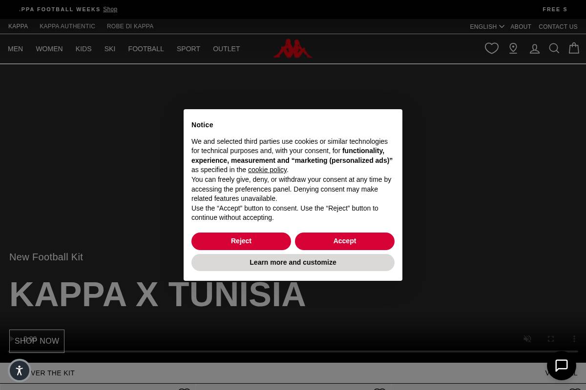 Kappa homepage screenshot