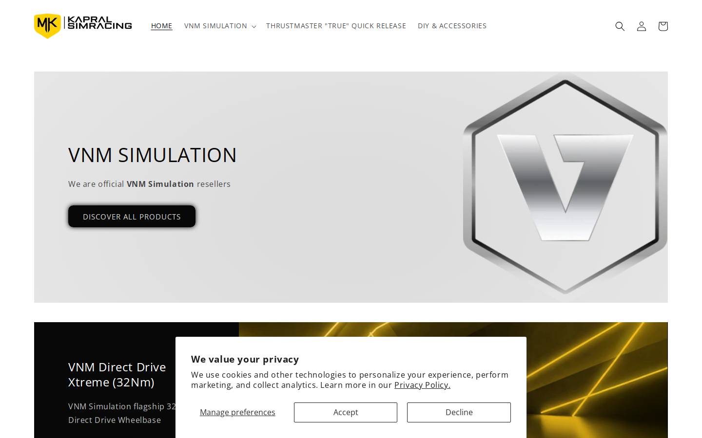 kapral.store homepage screenshot