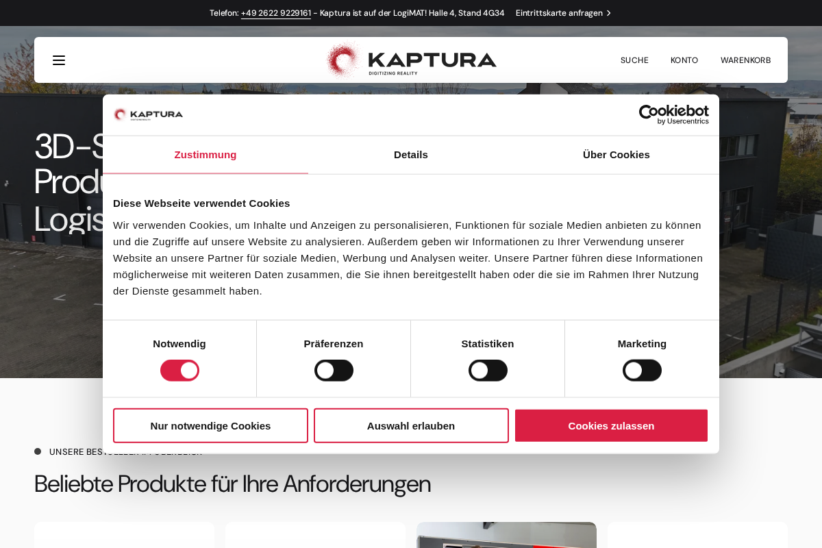 Kaptura GmbH homepage screenshot
