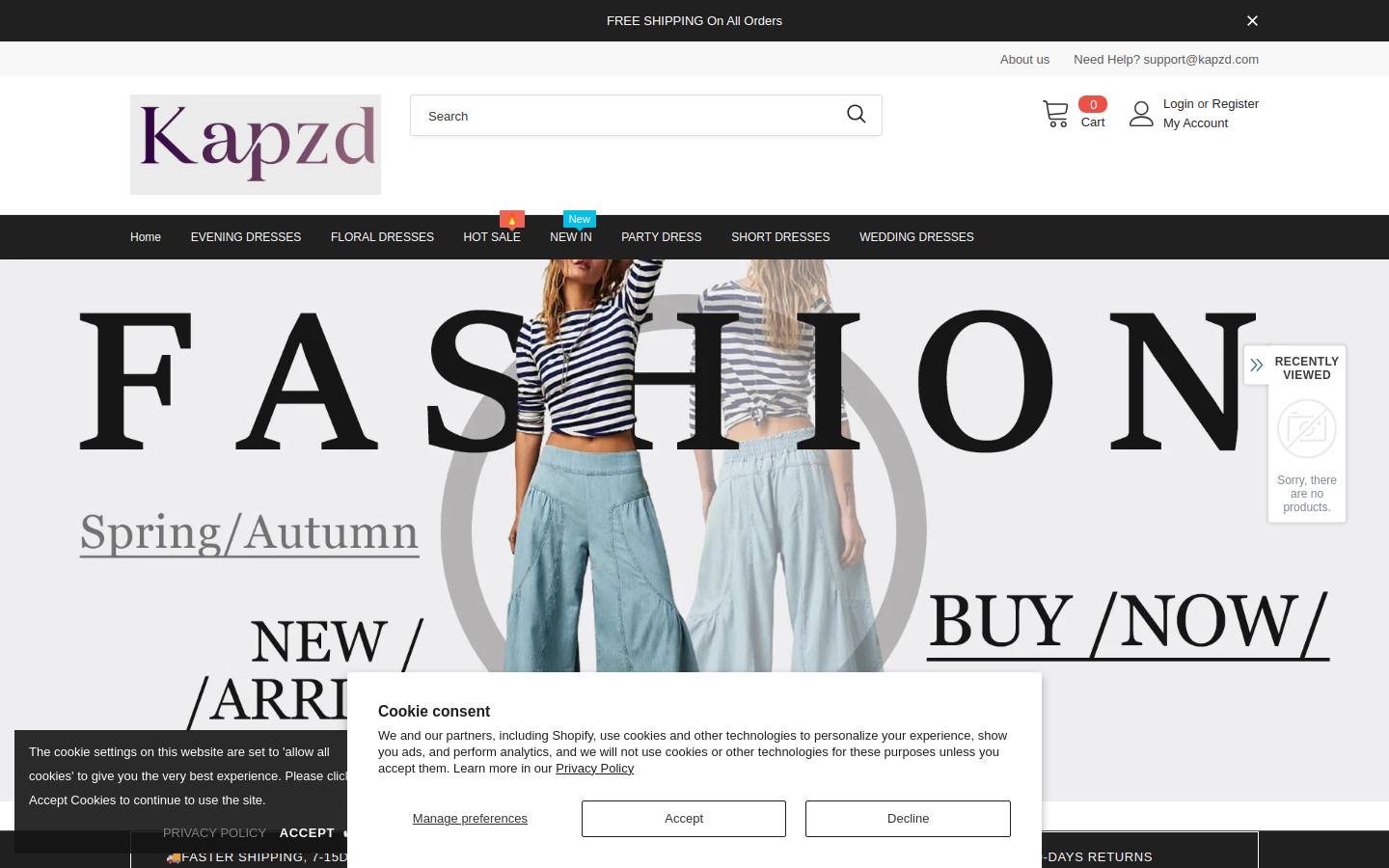 kapzd.com homepage screenshot
