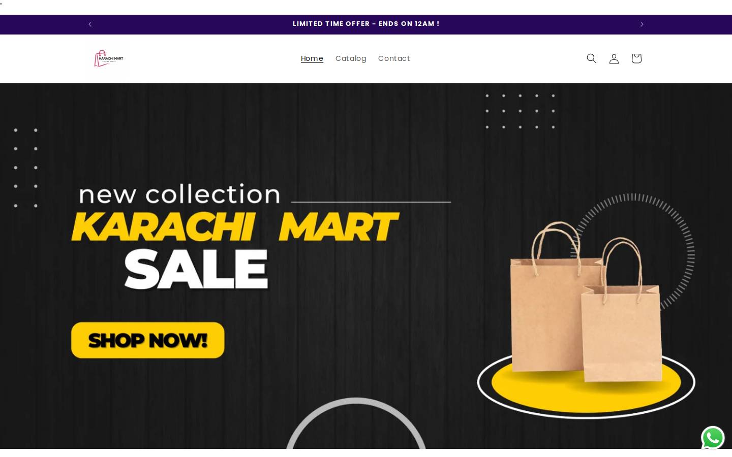 karachimart.shop homepage screenshot